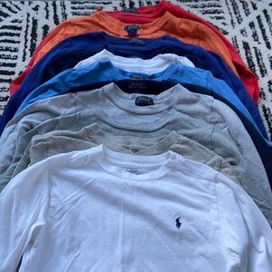 Lot of Polo Ralph Lauren long sleeved shirts